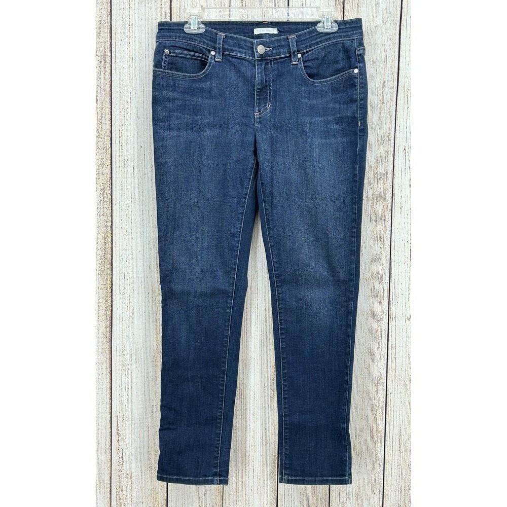 Everlane Jeans Womens Size 6 Mid Rise Straight Leg Blue Stretch Denim